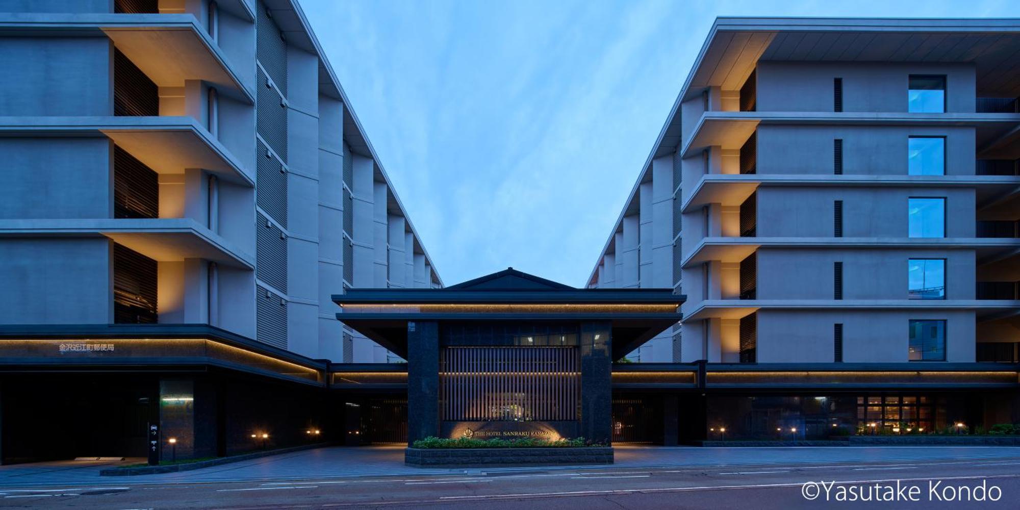 The Hotel Sanraku Kanazawa 21Th December 2022 Open Ngoại thất bức ảnh The hotel's entrance