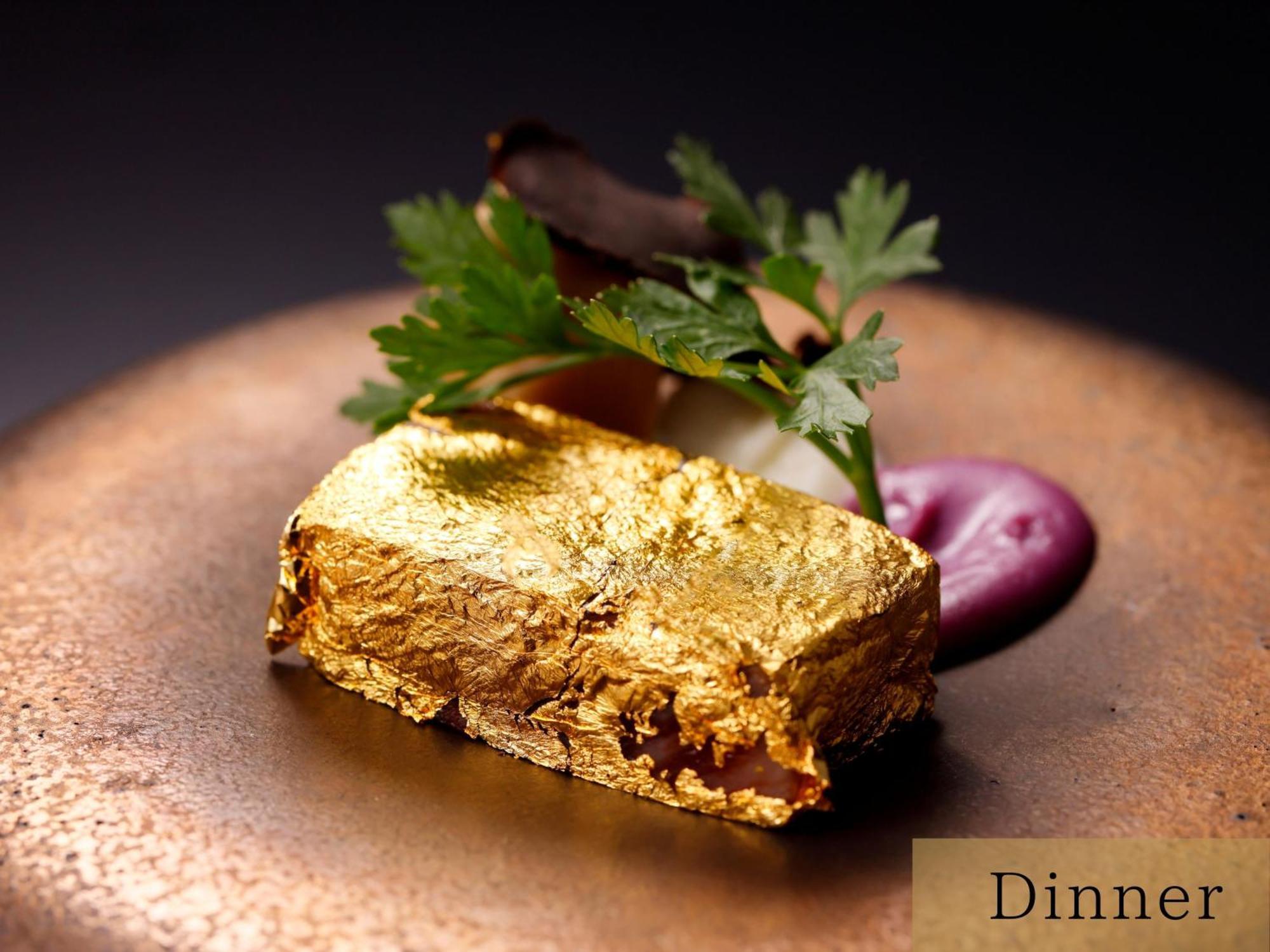 The Hotel Sanraku Kanazawa 21Th December 2022 Open Ngoại thất bức ảnh Gold-plated foie gras